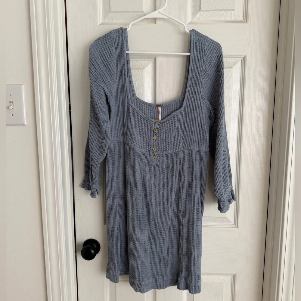 Free People Go-To Mini Endless Summer Babydoll Dress - Picture 3 of 3